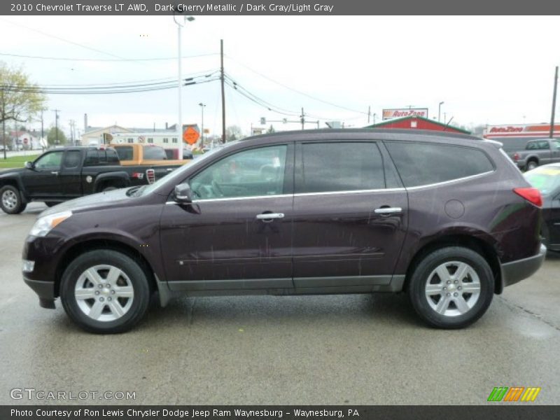  2010 Traverse LT AWD Dark Cherry Metallic