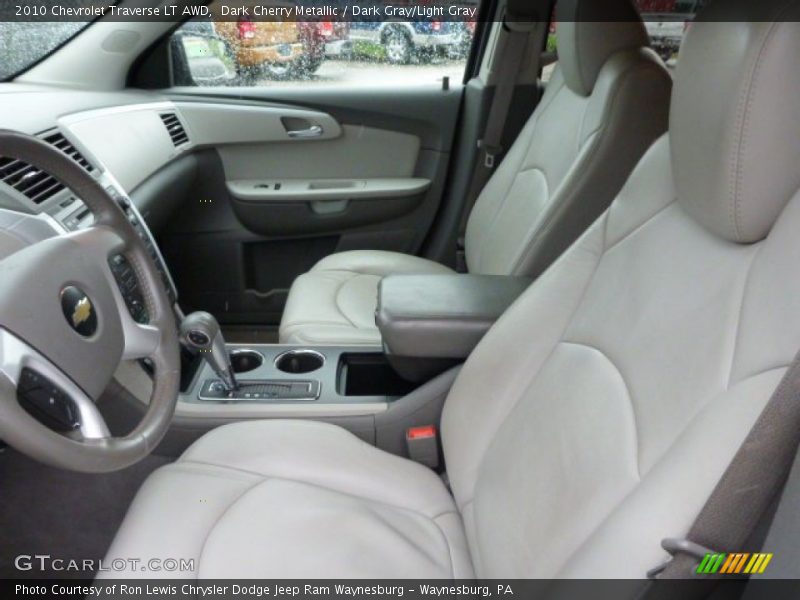  2010 Traverse LT AWD Dark Gray/Light Gray Interior