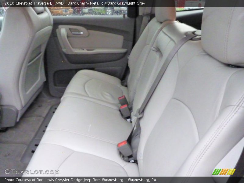 Rear Seat of 2010 Traverse LT AWD
