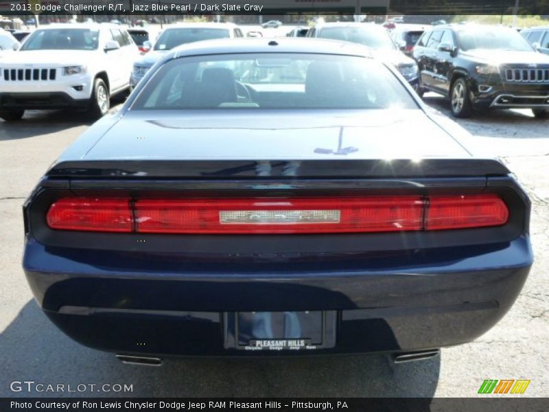 Jazz Blue Pearl / Dark Slate Gray 2013 Dodge Challenger R/T