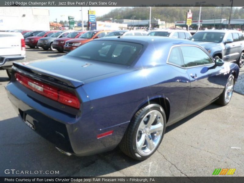 Jazz Blue Pearl / Dark Slate Gray 2013 Dodge Challenger R/T