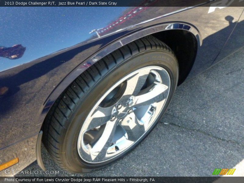 Jazz Blue Pearl / Dark Slate Gray 2013 Dodge Challenger R/T