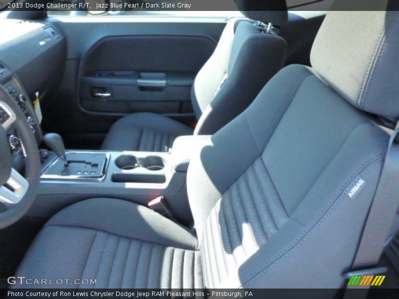 Jazz Blue Pearl / Dark Slate Gray 2013 Dodge Challenger R/T