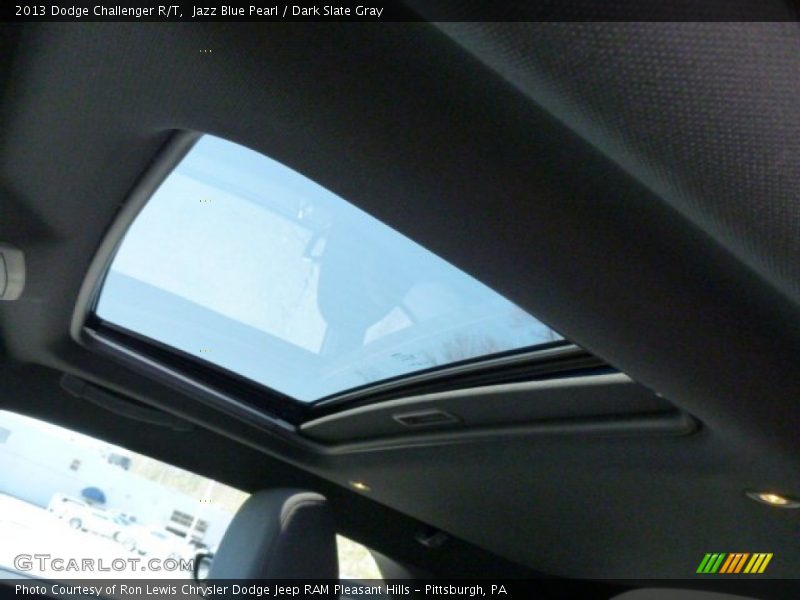 Jazz Blue Pearl / Dark Slate Gray 2013 Dodge Challenger R/T