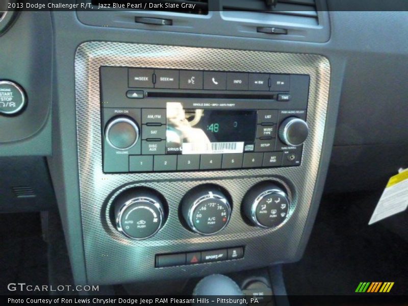 Jazz Blue Pearl / Dark Slate Gray 2013 Dodge Challenger R/T