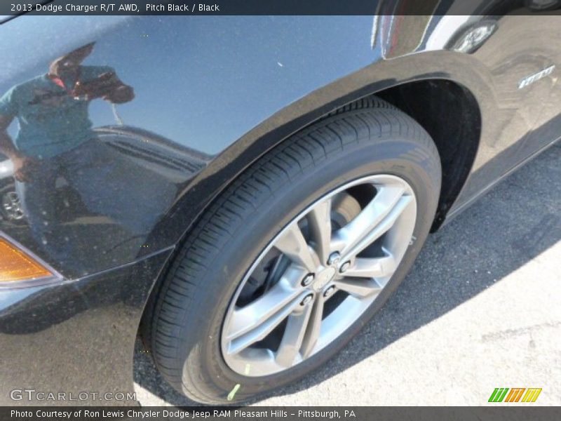 Pitch Black / Black 2013 Dodge Charger R/T AWD