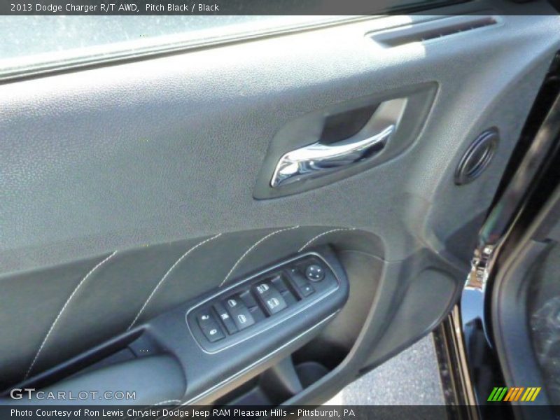 Pitch Black / Black 2013 Dodge Charger R/T AWD