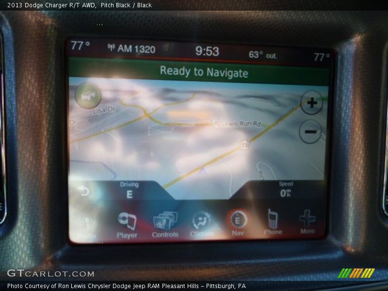 Pitch Black / Black 2013 Dodge Charger R/T AWD