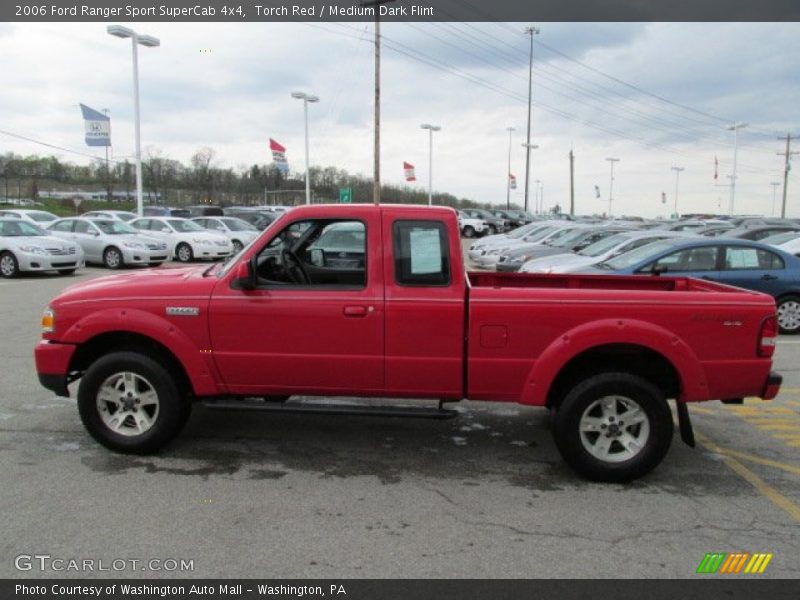 Torch Red / Medium Dark Flint 2006 Ford Ranger Sport SuperCab 4x4