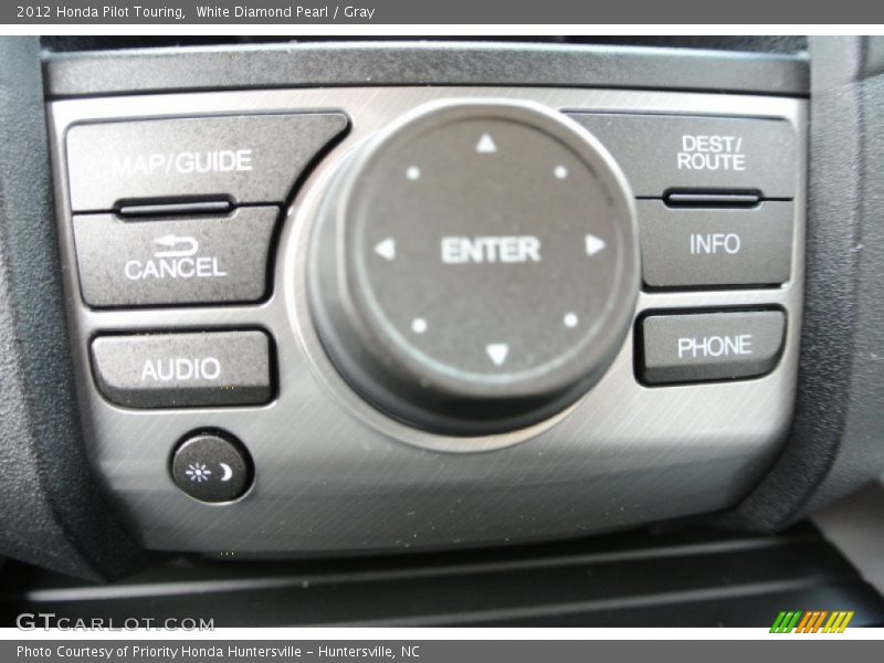 White Diamond Pearl / Gray 2012 Honda Pilot Touring