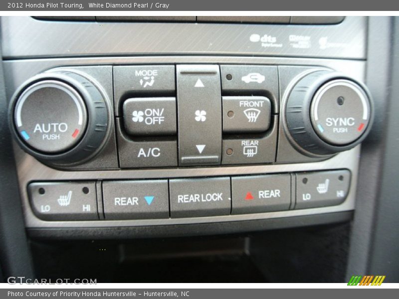 White Diamond Pearl / Gray 2012 Honda Pilot Touring