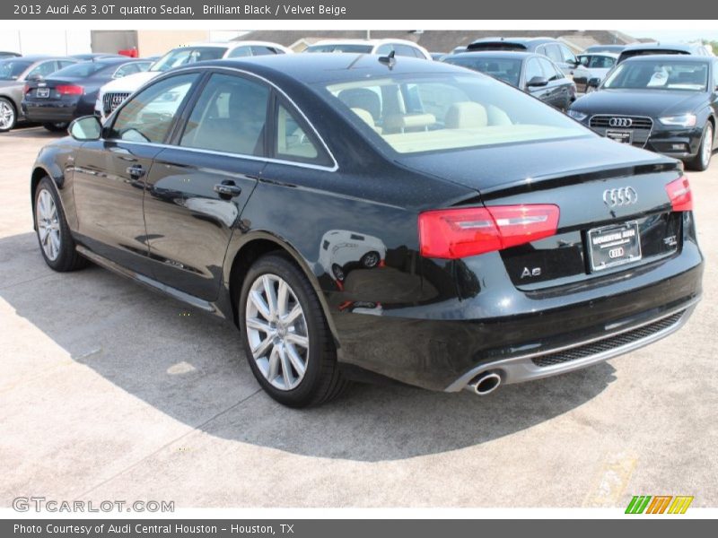 Brilliant Black / Velvet Beige 2013 Audi A6 3.0T quattro Sedan