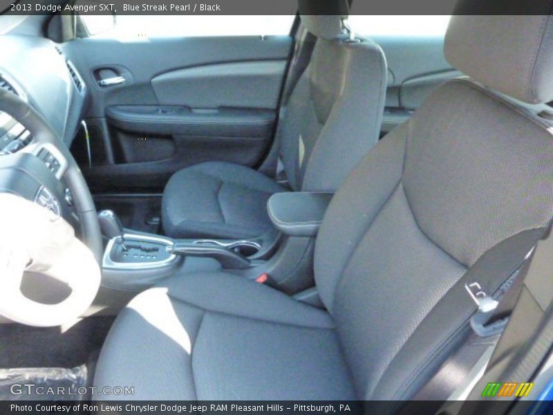 Blue Streak Pearl / Black 2013 Dodge Avenger SXT