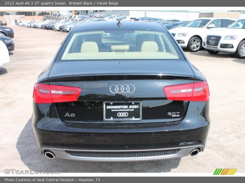 Brilliant Black / Velvet Beige 2013 Audi A6 3.0T quattro Sedan