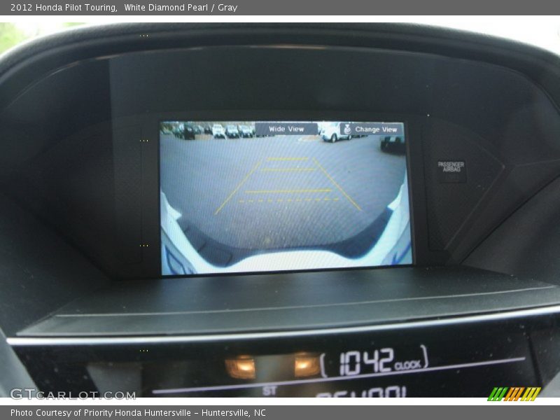 White Diamond Pearl / Gray 2012 Honda Pilot Touring