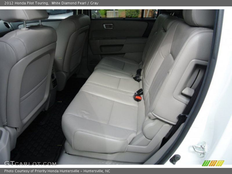 White Diamond Pearl / Gray 2012 Honda Pilot Touring