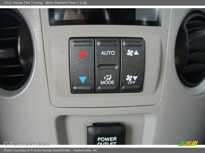 White Diamond Pearl / Gray 2012 Honda Pilot Touring