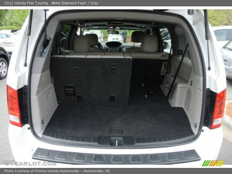 White Diamond Pearl / Gray 2012 Honda Pilot Touring