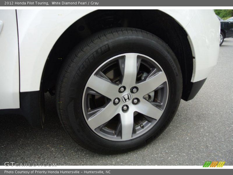 White Diamond Pearl / Gray 2012 Honda Pilot Touring