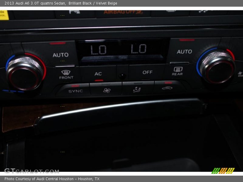 Brilliant Black / Velvet Beige 2013 Audi A6 3.0T quattro Sedan