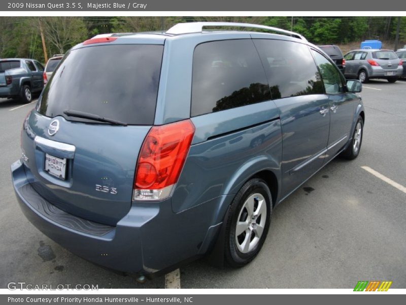 Majestic Blue / Gray 2009 Nissan Quest 3.5 S