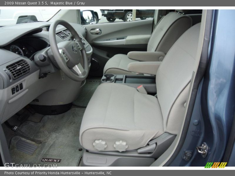 Majestic Blue / Gray 2009 Nissan Quest 3.5 S