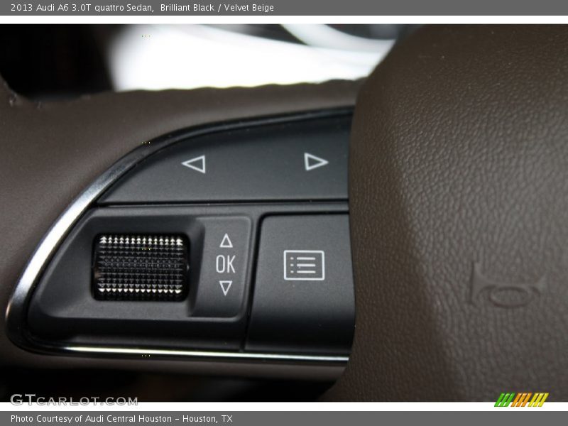 Brilliant Black / Velvet Beige 2013 Audi A6 3.0T quattro Sedan