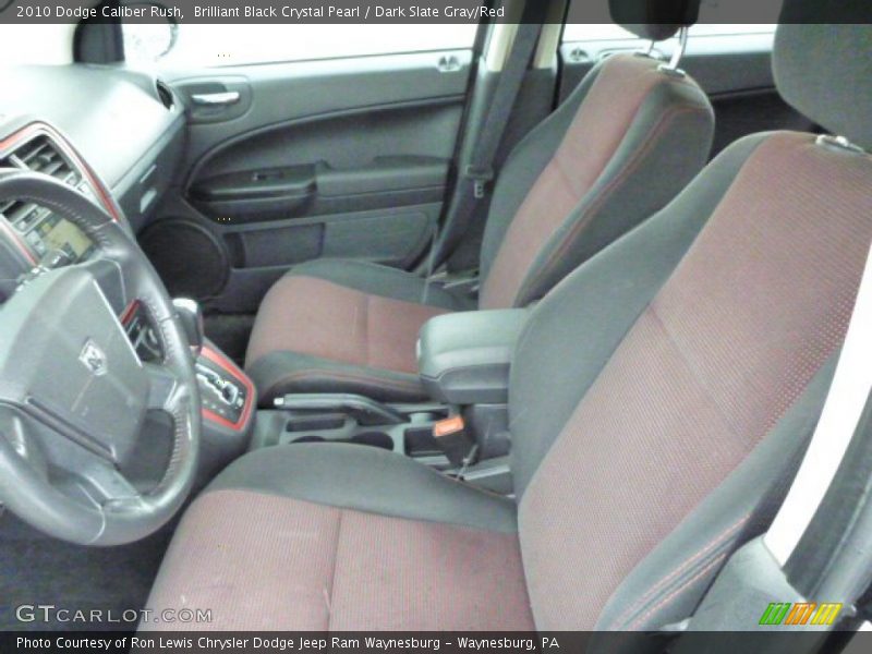  2010 Caliber Rush Dark Slate Gray/Red Interior