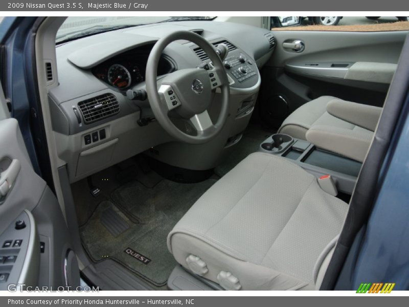 Majestic Blue / Gray 2009 Nissan Quest 3.5 S