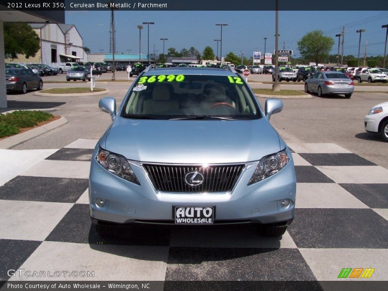 Cerulean Blue Metallic / Parchment 2012 Lexus RX 350