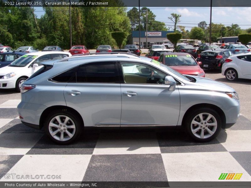 Cerulean Blue Metallic / Parchment 2012 Lexus RX 350