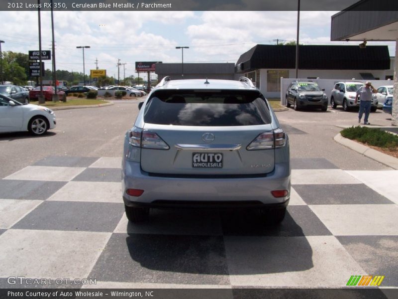 Cerulean Blue Metallic / Parchment 2012 Lexus RX 350