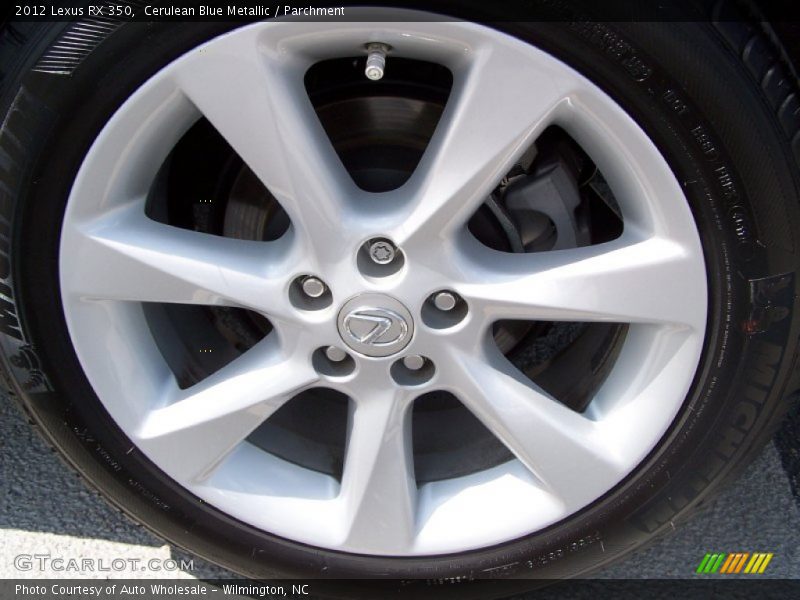 Cerulean Blue Metallic / Parchment 2012 Lexus RX 350