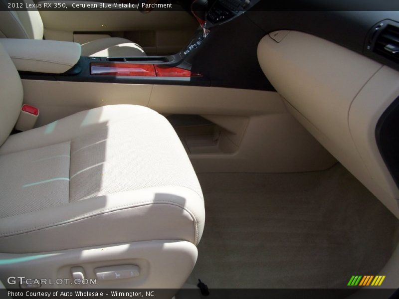 Cerulean Blue Metallic / Parchment 2012 Lexus RX 350