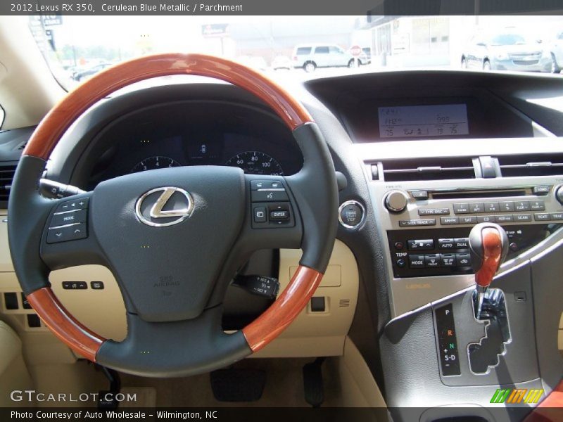 Cerulean Blue Metallic / Parchment 2012 Lexus RX 350