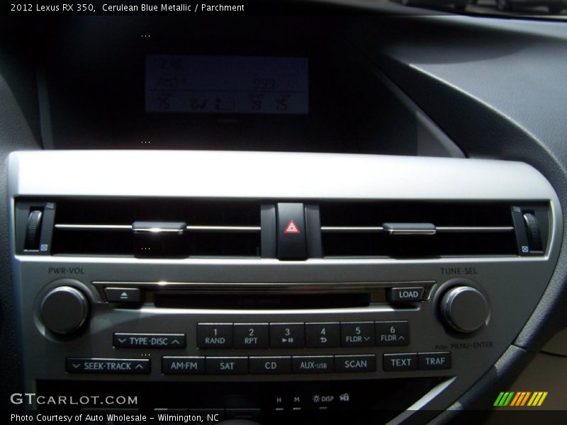 Cerulean Blue Metallic / Parchment 2012 Lexus RX 350