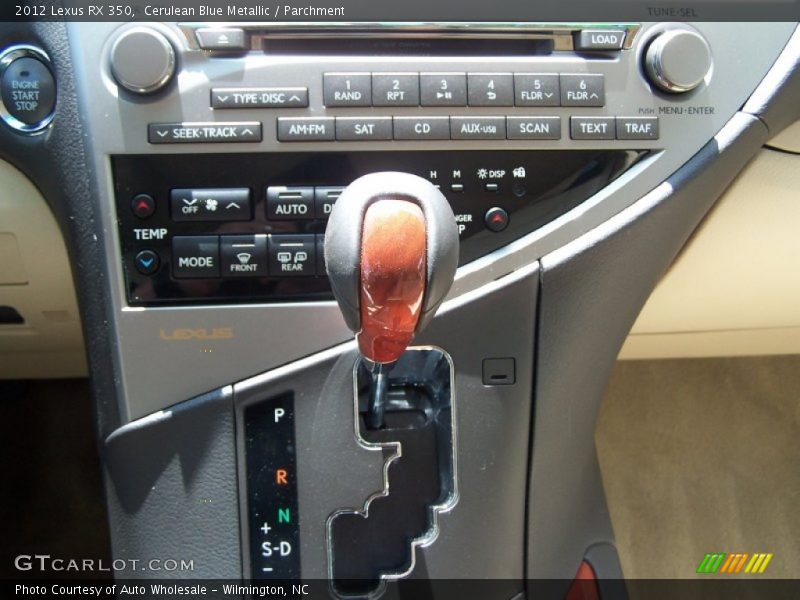 Cerulean Blue Metallic / Parchment 2012 Lexus RX 350