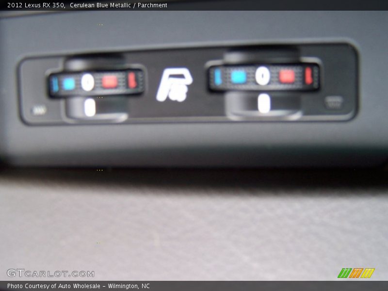 Cerulean Blue Metallic / Parchment 2012 Lexus RX 350