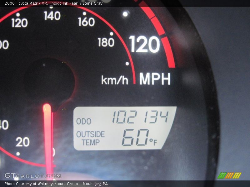 Indigo Ink Pearl / Stone Gray 2006 Toyota Matrix XR