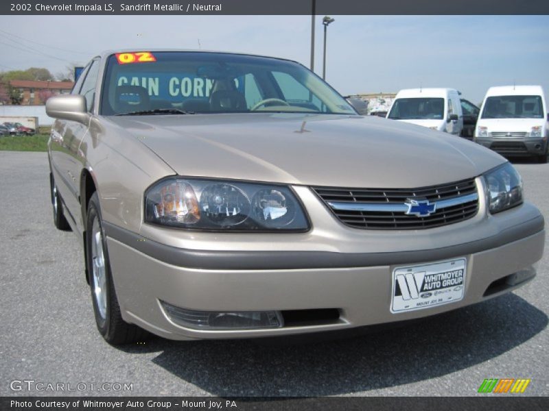 Sandrift Metallic / Neutral 2002 Chevrolet Impala LS