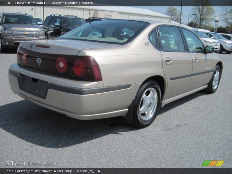 Sandrift Metallic / Neutral 2002 Chevrolet Impala LS