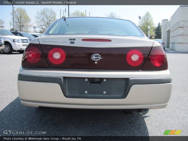 Sandrift Metallic / Neutral 2002 Chevrolet Impala LS