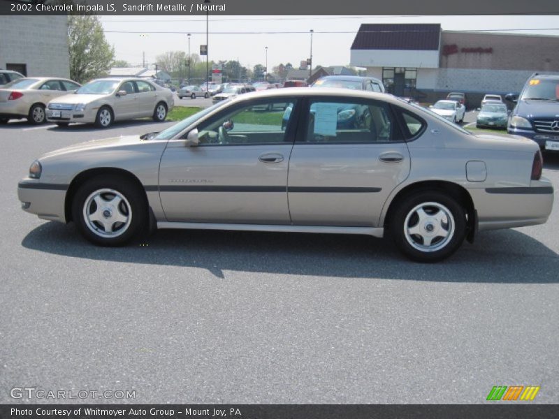 Sandrift Metallic / Neutral 2002 Chevrolet Impala LS