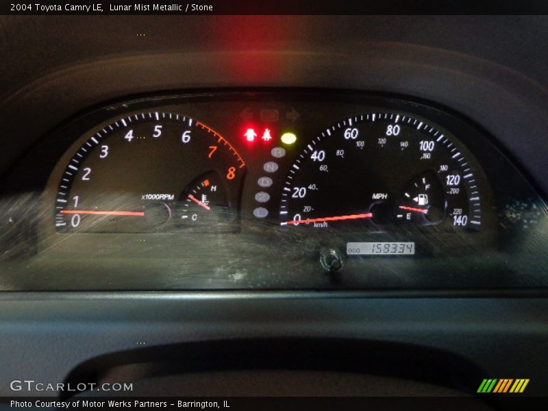 Lunar Mist Metallic / Stone 2004 Toyota Camry LE