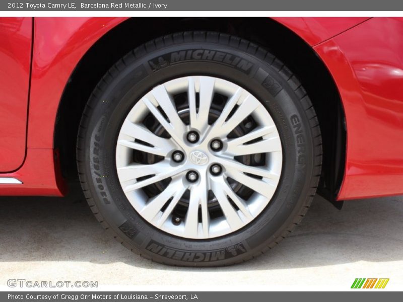Barcelona Red Metallic / Ivory 2012 Toyota Camry LE