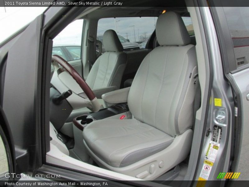 Silver Sky Metallic / Light Gray 2011 Toyota Sienna Limited AWD