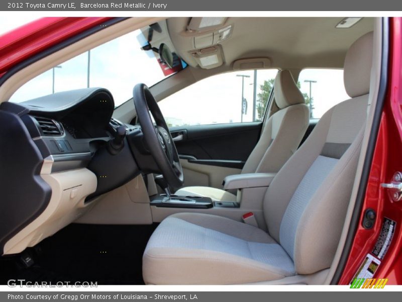 Barcelona Red Metallic / Ivory 2012 Toyota Camry LE
