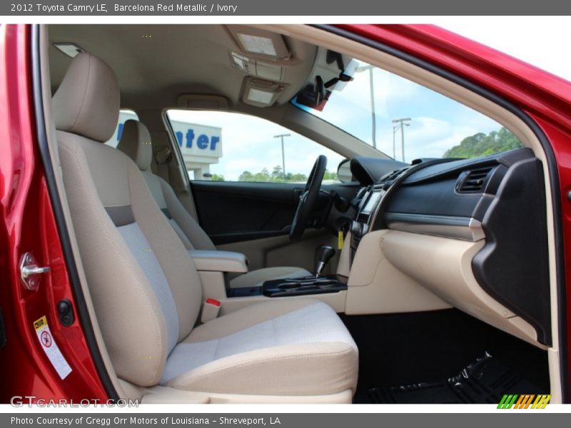 Barcelona Red Metallic / Ivory 2012 Toyota Camry LE