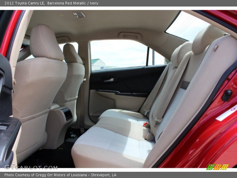 Barcelona Red Metallic / Ivory 2012 Toyota Camry LE