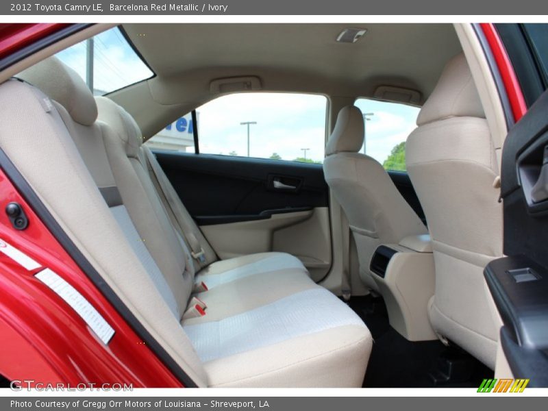 Barcelona Red Metallic / Ivory 2012 Toyota Camry LE